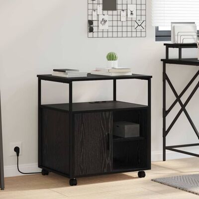 vidaXL Schrank mit Ladestation 61 x 46 x 67 cm Holzwerkstoff vidaXL Schrank mit Ladestation 61 x 46 x 67 cm Holzwerkstoff