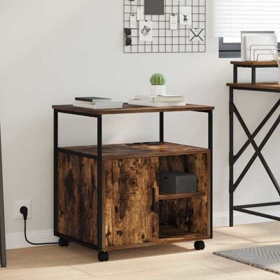 vidaXL Schrank mit Ladestation Geräucherte Eiche 61 x 46 x 67 cm vidaXL Schrank mit Ladestation Geräucherte Eiche 61 x 46 x 67 cm