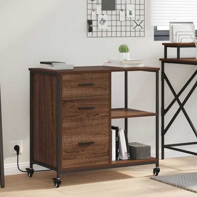 vidaXL Schrank mit Ladestation 76 x 41 x 72 cm Holzwerkstoff vidaXL Schrank mit Ladestation 76 x 41 x 72 cm Holzwerkstoff