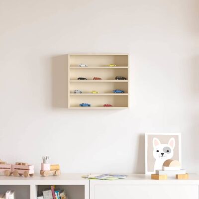 vidaXL Wanddisplay-Case mit Regal Beige 40 x 8,5 x 37 cm Holzwerkstoff vidaXL Wanddisplay-Case mit Regal Beige 40 x 8,5 x 37 cm Holzwerkstoff