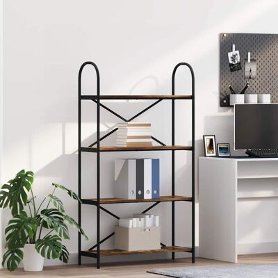 vidaXL Bücherregal 4 Ebenen 80 x 30 x 146 cm Holzwerkstoff vidaXL Bücherregal 4 Ebenen 80 x 30 x 146 cm Holzwerkstoff