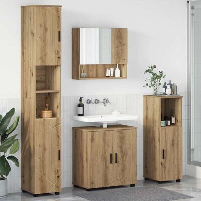 vidaXL Badezimmermöbel-Set 4 stk. Artisan-Eiche 61 x 35 x 64 cm vidaXL Badezimmermöbel-Set 4 stk. Artisan-Eiche 61 x 35 x 64 cm
