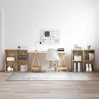 vidaXL TV-Schrankset 4 pcs Artisan-Eiche Holzwerkstoff vidaXL TV-Schrankset 4 pcs Artisan-Eiche Holzwerkstoff