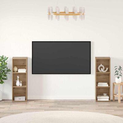 vidaXL TV-Schrankset 2 pcs Artisan-Eiche Holzwerkstoff vidaXL TV-Schrankset 2 pcs Artisan-Eiche Holzwerkstoff