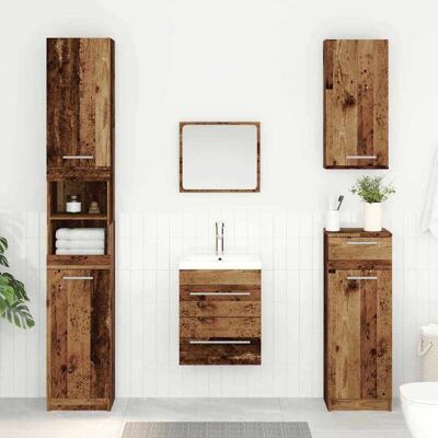 vidaXL Waschbeckenunterschrank Altholz 38,5 x 41 x 48 cm Holzwerkstoff vidaXL Waschbeckenunterschrank Altholz 38,5 x 41 x 48 cm Holzwerkstoff