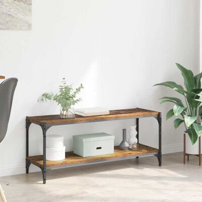 vidaXL TV-Schränk Altholz 100x33x41cm Verbundholz und Eisen vidaXL TV-Schränk Altholz 100x33x41cm Verbundholz und Eisen