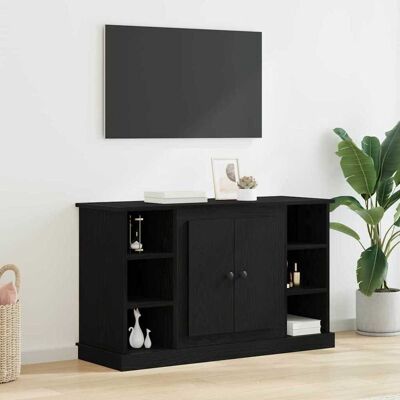 vidaXL Sideboard Schwarz Eichen-Optik 100 x 35,5 x 60 cm Holzwerkstoff vidaXL Sideboard Schwarz Eichen-Optik 100 x 35,5 x 60 cm Holzwerkstoff