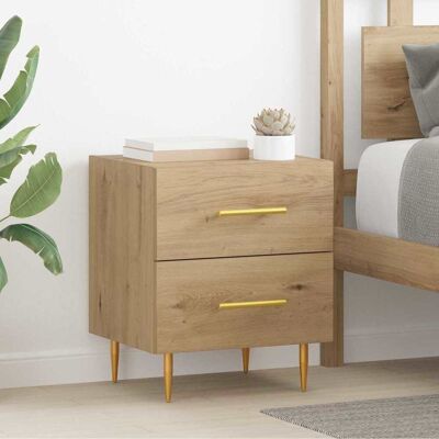 vidaXL Nachttisch 2 stk. Artisan-Eiche 40 x 35 x 47,5 cm Holzwerkstoff vidaXL Nachttisch 2 stk. Artisan-Eiche 40 x 35 x 47,5 cm Holzwerkstoff