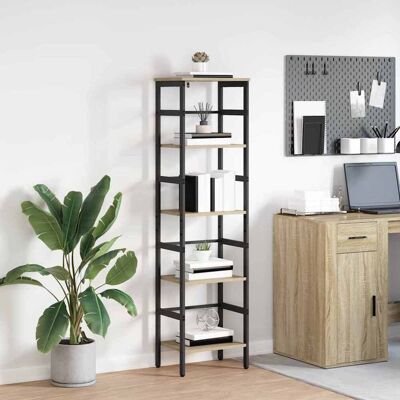 vidaXL Bücherregal 4 Ebenen 40 x 29,5 x 149 cm Holzwerkstoff vidaXL Bücherregal 4 Ebenen 40 x 29,5 x 149 cm Holzwerkstoff
