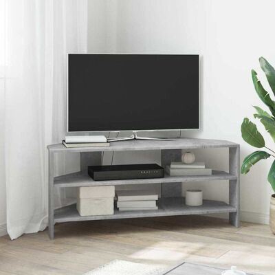vidaXL EckTVSchrank Beton Grau 102x40,5x45cm Holzwerkstoff vidaXL EckTVSchrank Beton Grau 102x40,5x45cm Holzwerkstoff