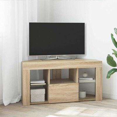 vidaXL Eck-LED-TV-Schrank Sonoma-Eiche 100 x 40 x 50 cm Holzwerkstoff vidaXL Eck-LED-TV-Schrank Sonoma-Eiche 100 x 40 x 50 cm Holzwerkstoff
