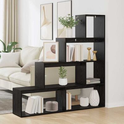 vidaXL Raumteiler Bücherregal 143,5 x 29 x 143,5 cm Holzwerkstoff vidaXL Raumteiler Bücherregal 143,5 x 29 x 143,5 cm Holzwerkstoff