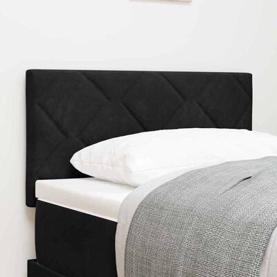 vidaXL LED Kopfteil Schwarz 80 cm Samt vidaXL LED Kopfteil Schwarz 80 cm Samt