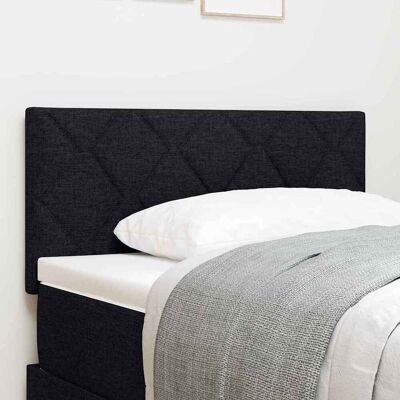 vidaXL LED Kopfteil Schwarz 90 cm Stoff vidaXL LED Kopfteil Schwarz 90 cm Stoff