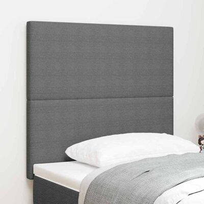 vidaXL LED Kopfteil mit LED-Lichtleisten Hellgrau 100 cm Cordstoff vidaXL LED Kopfteil mit LED-Lichtleisten Hellgrau 100 cm Cordstoff