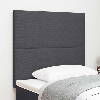 vidaXL LED Kopfteil mit LED-Lichtleisten Dunkelgrau 100 cm Cordstoff vidaXL LED Kopfteil mit LED-Lichtleisten Dunkelgrau 100 cm Cordstoff