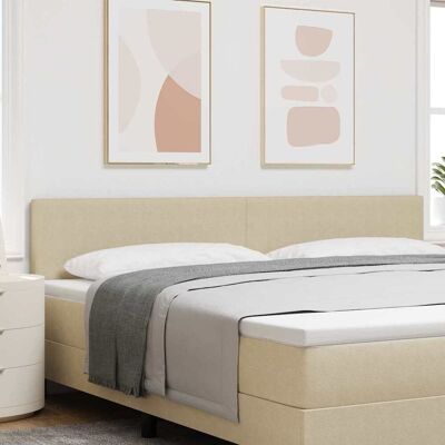 vidaXL LED Kopfteil mit LED-Lichtleisten Grau-Grün 200 cm Cordstoff vidaXL LED Kopfteil mit LED-Lichtleisten Grau-Grün 200 cm Cordstoff
