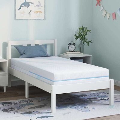 vidaXL Matratze Mittelfest 80 x 160 cm Weiß vidaXL Matratze Mittelfest 80 x 160 cm Weiß