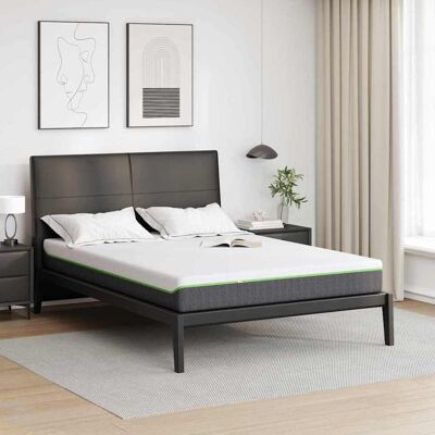 vidaXL Matratze Weiß und Grau 140 x 200 cm Jacquard-Stoff vidaXL Matratze Weiß und Grau 140 x 200 cm Jacquard-Stoff