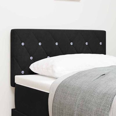 vidaXL Kopfteil Schwarz 80 cm Samt vidaXL Kopfteil Schwarz 80 cm Samt