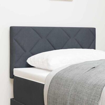 vidaXL Kopfteil Dunkelgrau 80 cm Samt vidaXL Kopfteil Dunkelgrau 80 cm Samt