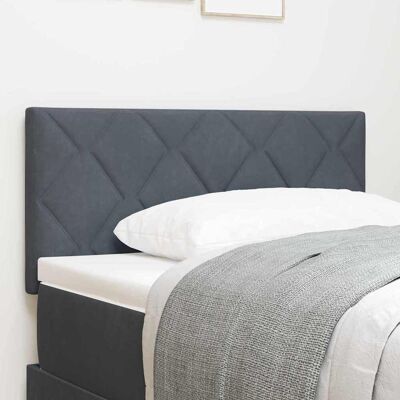 vidaXL Kopfteil Dunkelgrau 90 cm Samt vidaXL Kopfteil Dunkelgrau 90 cm Samt
