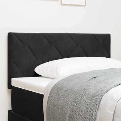 vidaXL Kopfteil Schwarz 90 cm Samt vidaXL Kopfteil Schwarz 90 cm Samt