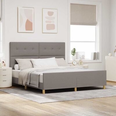 VIDAXL Bettgestell - Modernes Tortora 180x200cm Stilvoll & Langlebig VIDAXL Bettgestell - Modernes Tortora 180x200cm Stilvoll & Langlebig