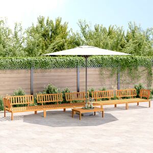 vidaXL 6-tlg. Garten-Sofagarnitur aus Paletten Massivholz Akazie vidaXL 6-tlg. Garten-Sofagarnitur aus Paletten Massivholz Akazie