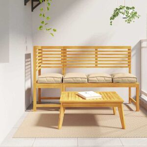 vidaXL Kissen 4 pcs Beige 40 x 40 x 8 cm Oxford-Stoff vidaXL Kissen 4 pcs Beige 40 x 40 x 8 cm Oxford-Stoff