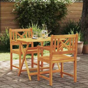vidaXL Gartenstühle 2 pcs Natur Massives Akazienholz vidaXL Gartenstühle 2 pcs Natur Massives Akazienholz