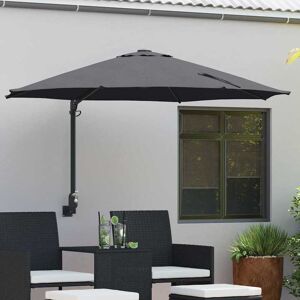vidaXL Garten-Sonnenschirm Anthrazit 248 x 248 x 148 cm vidaXL Garten-Sonnenschirm Anthrazit 248 x 248 x 148 cm