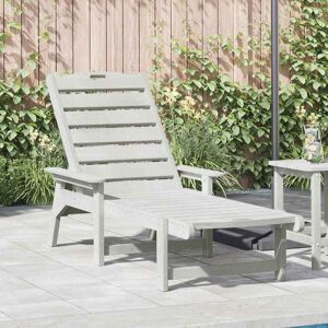 vidaXL Sonnenliege Weiß 195,5 x 53 x 98,5 cm HDPE vidaXL Sonnenliege Weiß 195,5 x 53 x 98,5 cm HDPE