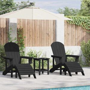 vidaXL Gartenstuhl 2 pcs Schwarz 83 x 74 x 92 cm Polyethylen vidaXL Gartenstuhl 2 pcs Schwarz 83 x 74 x 92 cm Polyethylen