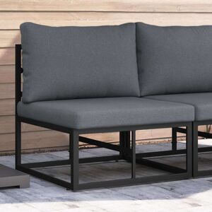 vidaXL Gartenmöbel Schwarz und Anthrazit 70 x 71,5 x 71 cm Metall vidaXL Gartenmöbel Schwarz und Anthrazit 70 x 71,5 x 71 cm Metall
