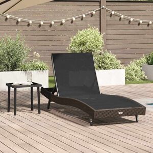 vidaXL Sonnenliege 2 pcs Schwarz und Braun Poly-Rattan vidaXL Sonnenliege 2 pcs Schwarz und Braun Poly-Rattan