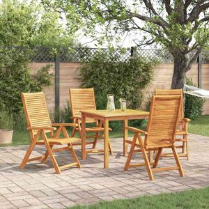 vidaXL Garten Essgruppe 5 pcs Braun Massivholz Akazie vidaXL Garten Essgruppe 5 pcs Braun Massivholz Akazie