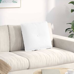 vidaXL Rücken Kissen Weiß 50 x 19 x 45 cm Stoff vidaXL Rücken Kissen Weiß 50 x 19 x 45 cm Stoff