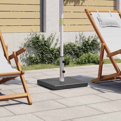 vidaXL Sonnenschirmständer Granit 28,5 kg Quadratisch Schwarz vidaXL Sonnenschirmständer Granit 28,5 kg Quadratisch Schwarz