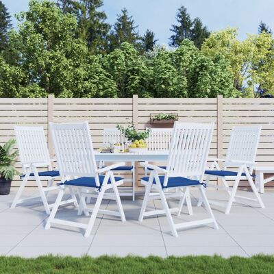 vidaXL Gartenstuhl-Kissen 6 Stk. Königsblau 50x50x4 cm Oxford-Gewebe vidaXL Gartenstuhl-Kissen 6 Stk. Königsblau 50x50x4 cm Oxford-Gewebe