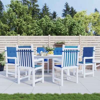 vidaXL Gartenstuhlauflagen für Niedriglehner 6 Stk. 100x50x3 cm vidaXL Gartenstuhlauflagen für Niedriglehner 6 Stk. 100x50x3 cm