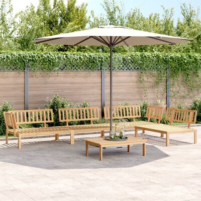 vidaXL Garten Palettensofa Set 5-teilig - Outdoormöbel vidaXL Garten Palettensofa Set 5-teilig - Outdoormöbel