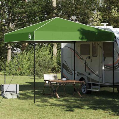 vidaXL Pavillon-Zelt Grün 243 x 243 x 251 cm Stoff vidaXL Pavillon-Zelt Grün 243 x 243 x 251 cm Stoff