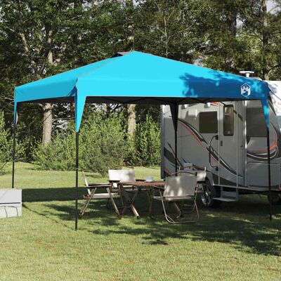 vidaXL Pavillon-Zelt Blau 290 x 290 x 251 cm Stoff vidaXL Pavillon-Zelt Blau 290 x 290 x 251 cm Stoff