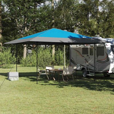 vidaXL Pavillon-Zelt Blau 395 x 395 x 251 cm Stoff vidaXL Pavillon-Zelt Blau 395 x 395 x 251 cm Stoff