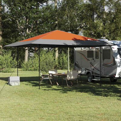 vidaXL Pavillon-Zelt Orange 395 x 395 x 251 cm Stoff vidaXL Pavillon-Zelt Orange 395 x 395 x 251 cm Stoff