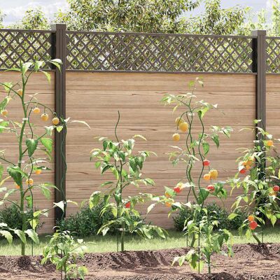 vidaXL 110 cm Grüne Metall Pflanzenstütze - Pflanzenstütze vidaXL 110 cm Grüne Metall Pflanzenstütze - Pflanzenstütze