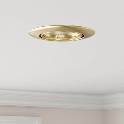 VIDAXL - Einbauspotlights 6 Stück Gold Ø90 mm GU10 Modernes Beleuchtungsset VIDAXL - Einbauspotlights 6 Stück Gold Ø90 mm GU10 Modernes Beleuchtungsset