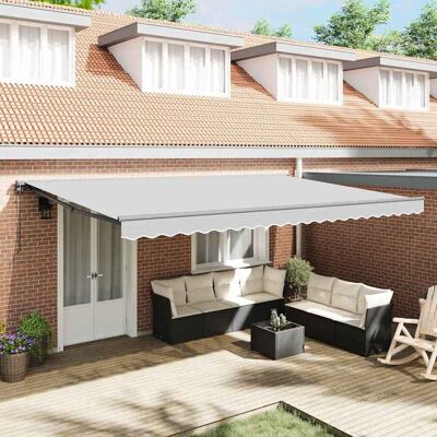 vidaXL Markisenrahmen Verstellbar Anthrazit 4 x 3 m Stahl vidaXL Markisenrahmen Verstellbar Anthrazit 4 x 3 m Stahl