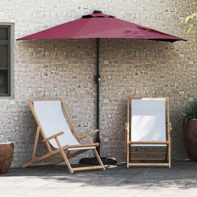 vidaXL Garten-Sonnenschirm Bordeauxrot 294 x 150 x 223 cm vidaXL Garten-Sonnenschirm Bordeauxrot 294 x 150 x 223 cm